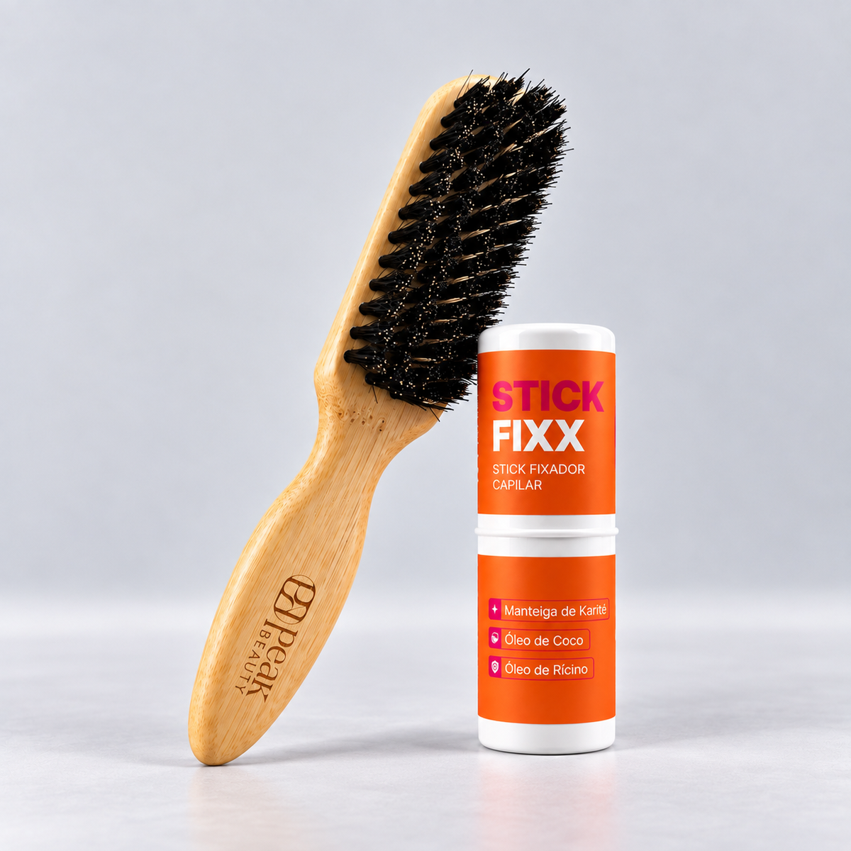 Kit Antifrizz - Stick Fixx + Escovinha Antifrizz