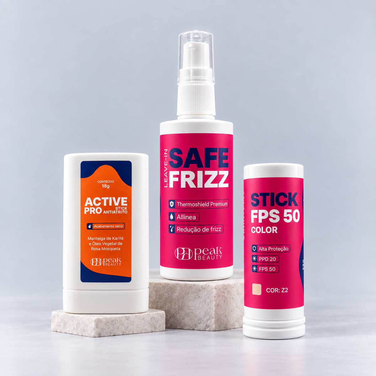 Kit Natação Peak Beauty — Proteção, Atrito e Cuidado dos Cabelos