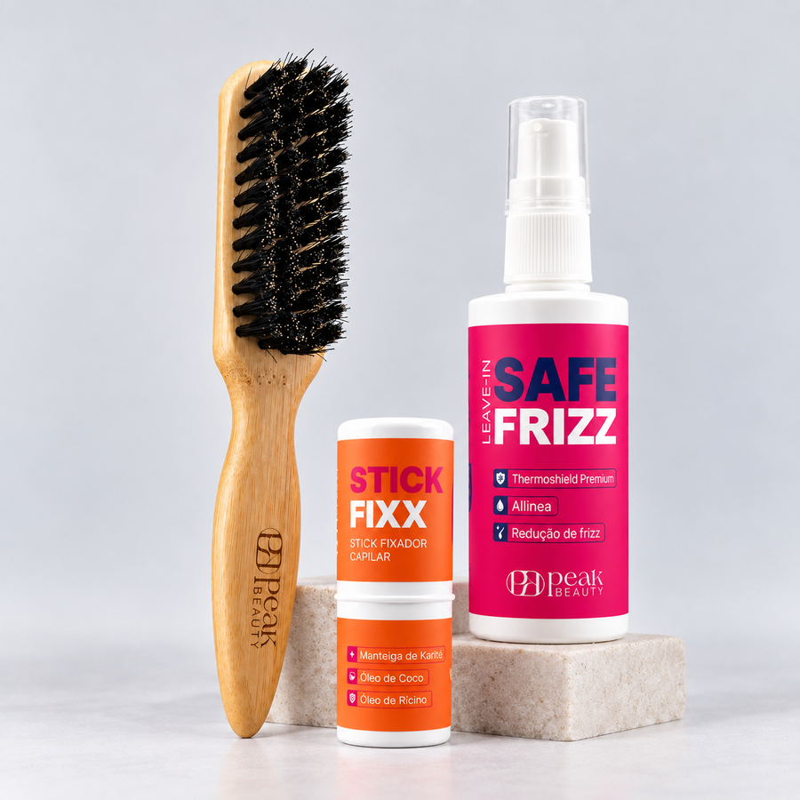 Kit Cabelo Impecável Peak Beauty — Controle e Finalização