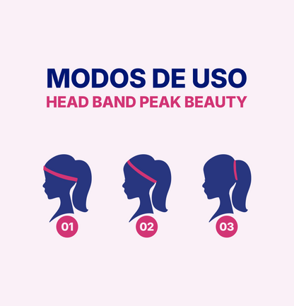 Modos de uso da headband Peak Beauty: três formas de usar no cabelo